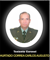 Fotograf&iacute;a del Se&ntilde;or Tc. Hurtado Correa Carlos Augusto quien falleci&oacute; en cumplimiento de su deber.