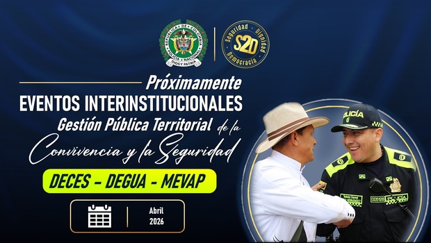 Próximamente "Gestión Pública Territorial con enfoque en la convivencia y seguridad".