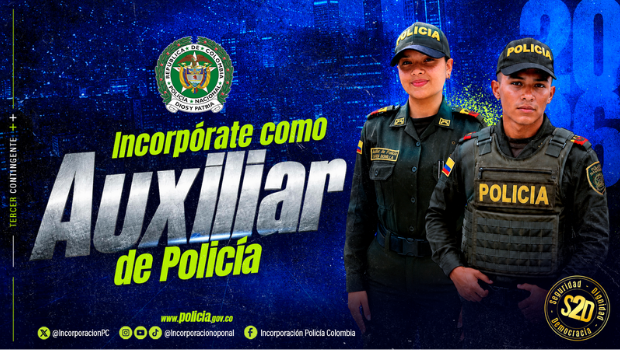 Tercero contingente Auxiliar de Pol&iacute;cia