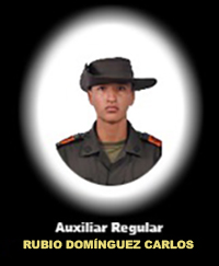 Fotograf&iacute;a del Se&ntilde;or AR. Rubio Dom&iacute;nguez Carlos, quien falleci&oacute; en cumplimiento de su deber. 