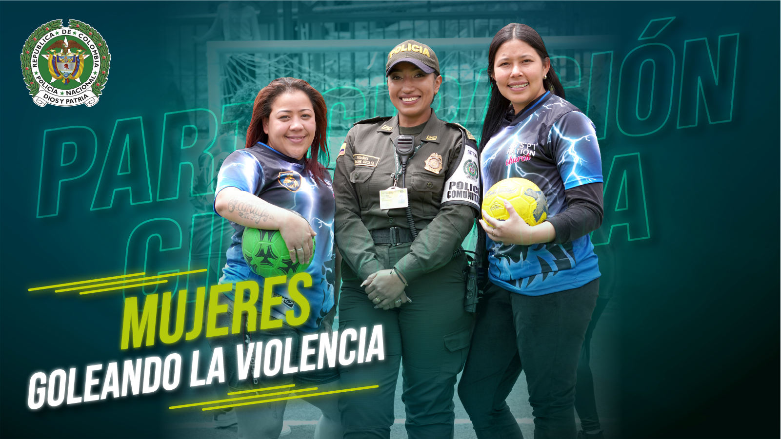 Mujeres goleando la violencia