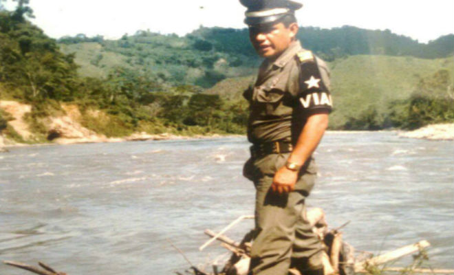 Policía carabineros siempre cuidan el medio ambiente