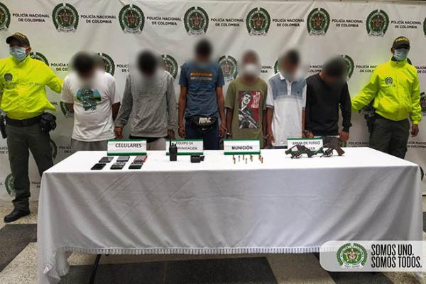 Capturados seis integrantes del grupo de delincuencia común organizado ‘el acopio’