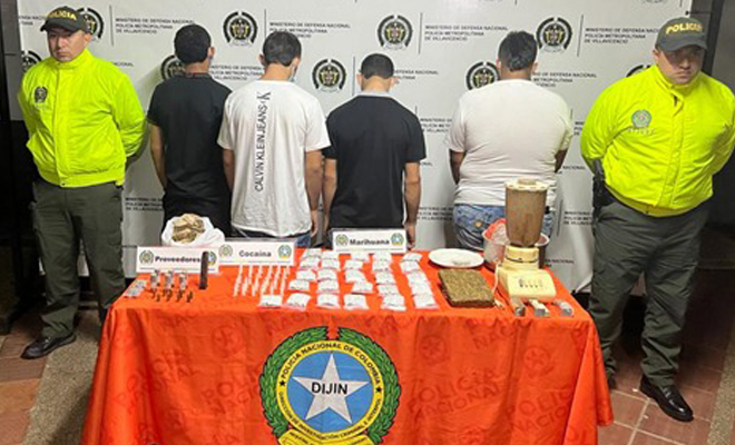 Captura por tráfico de estupefacientes