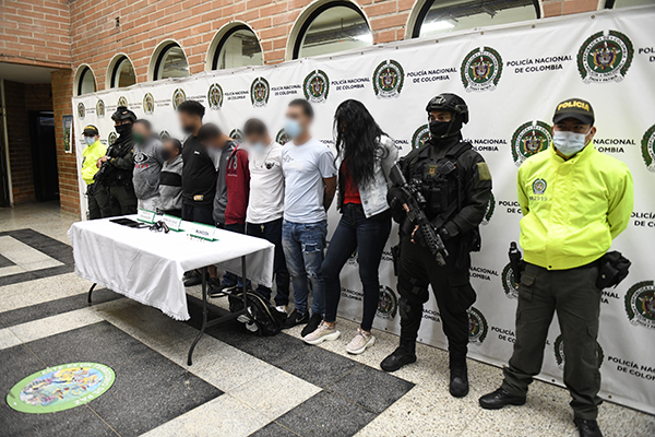 Judicializados 8 integrantes del grupo delincuencial común organizado ‘mano de Dios’ 