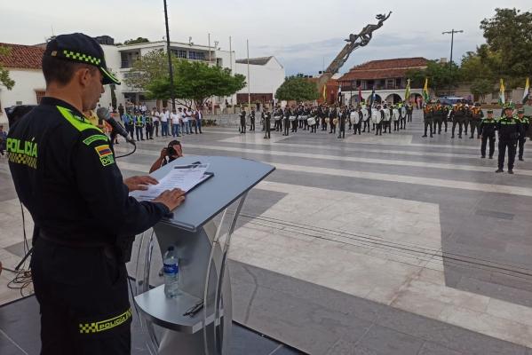 1.000 policías estarán llegando en las próximas horas a la capital del Cesar