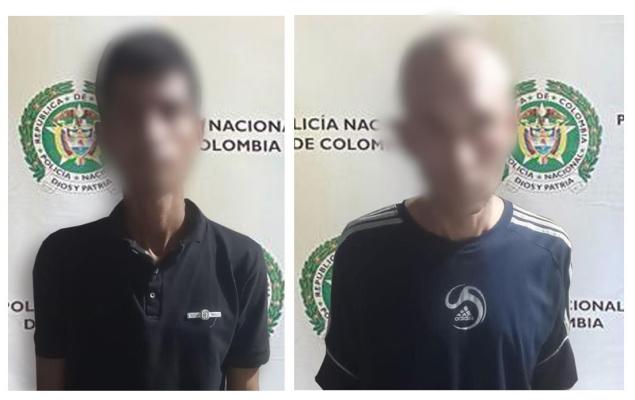 Policía da captura al "Rolo y Calamardo" por hurtar un contador eléctrico y cable eléctrico