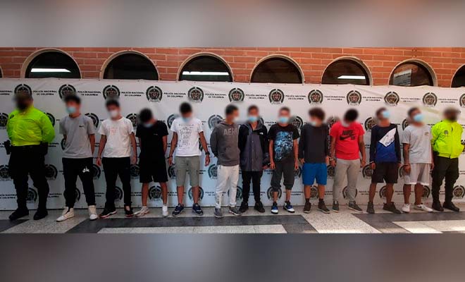 11 capturas estupefacientes barrio antioquia