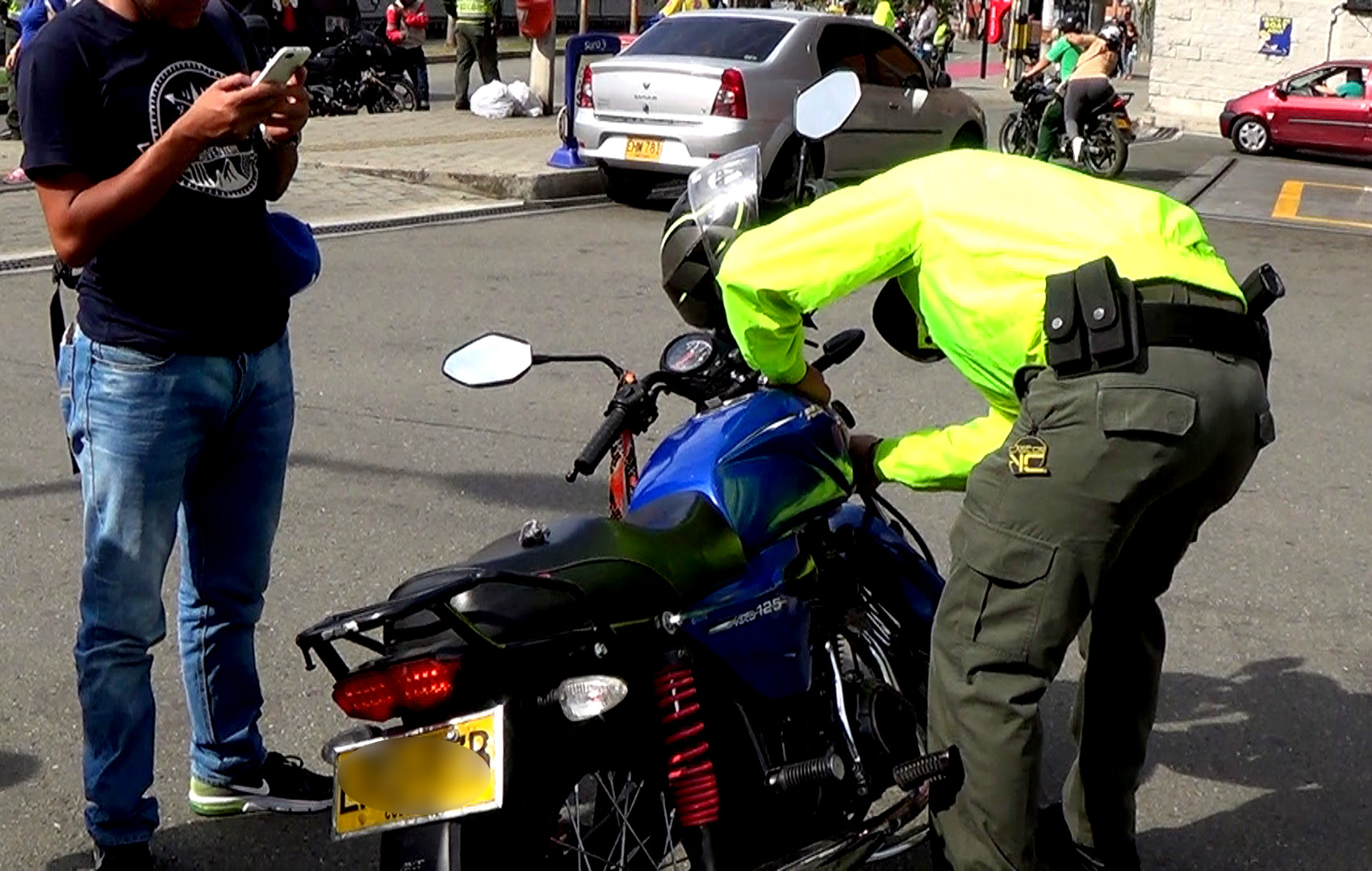 Mega operativo contra el hurto a motocicletas