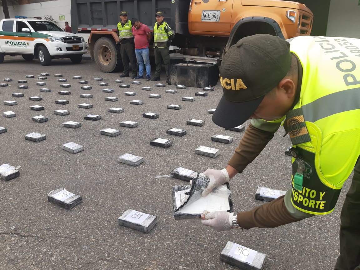 Incautación de cocaína 