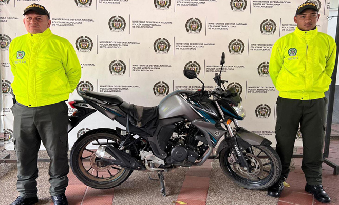 Las motocicletas habían sido hurtadas mediante la modalidad de halado
