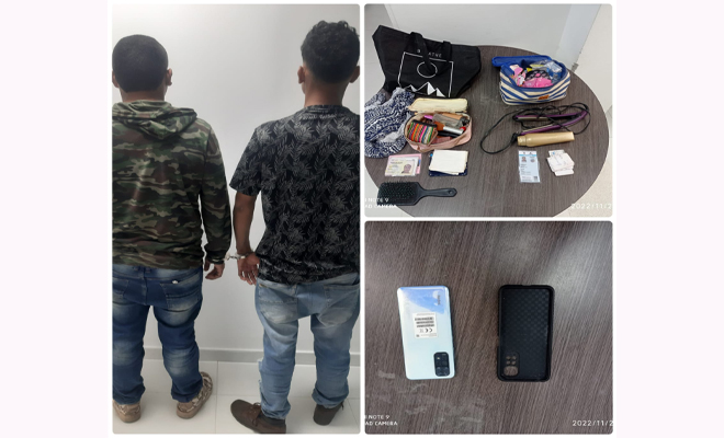 Captura de dos sujetos por hurto