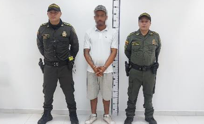 Capturado por la Policía Nacional un sujeto por hurto y recuperó mercancía en Villavicencio