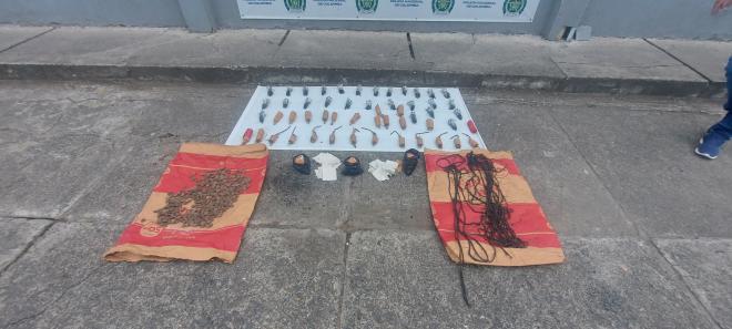 Desmanteda una fábrica casera de pólvora 