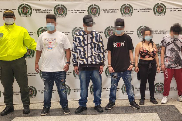 22 personas capturadas