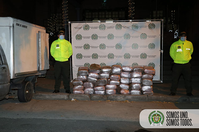 En procedimientos incautadas 2 toneladas de marihuana y 349 kilos de clorhidrato de cocaína