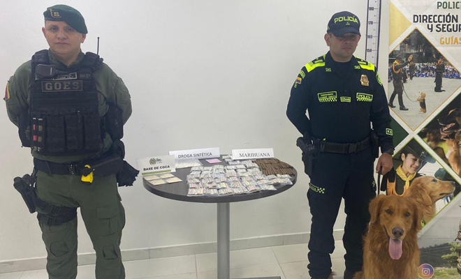 Cerca de mil dosis de estupefacientes fueron incautadas por la Policía en Villavicencio