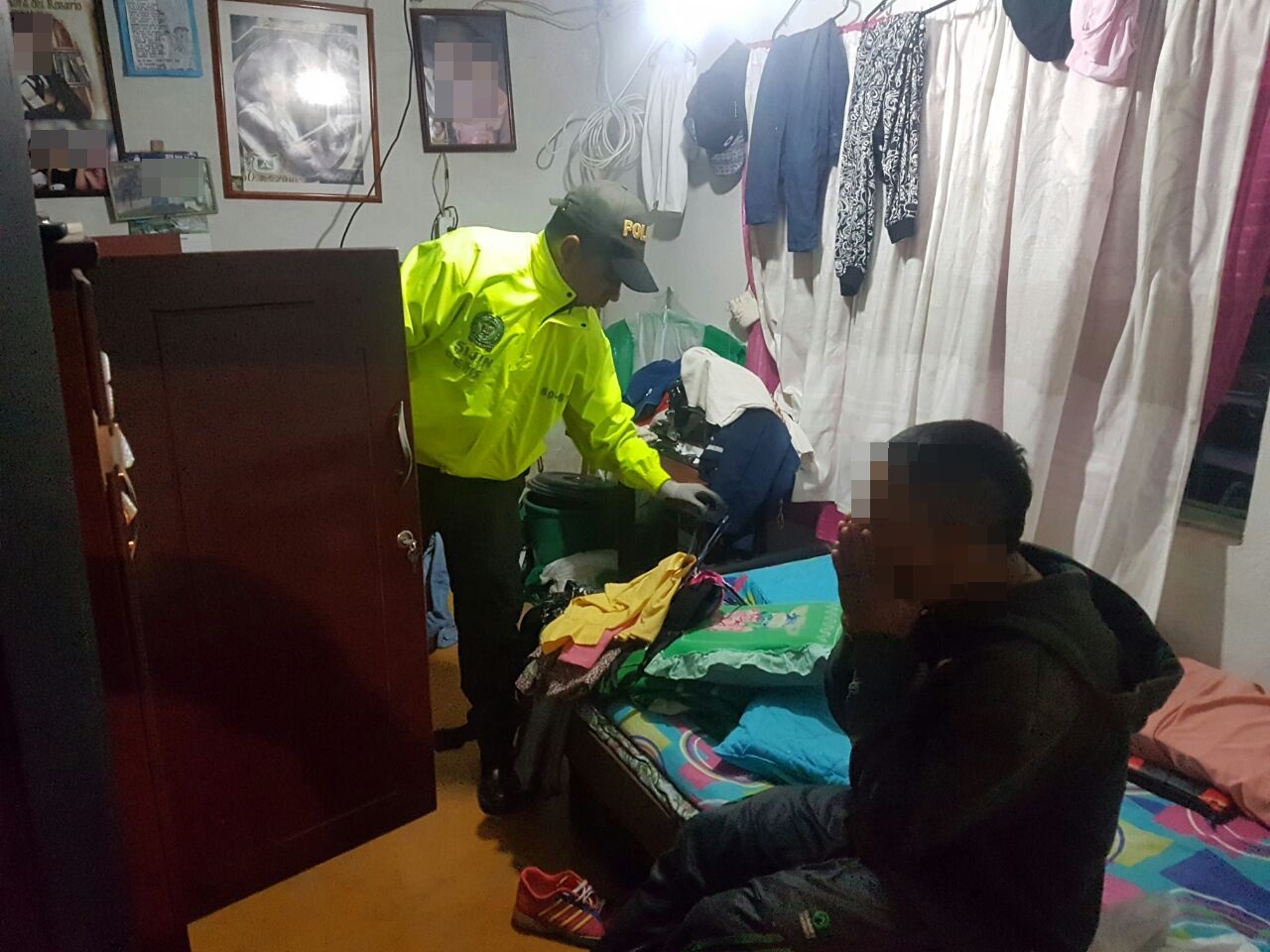 09 detenidos dejaron los allanamientos en Belén de Umbría