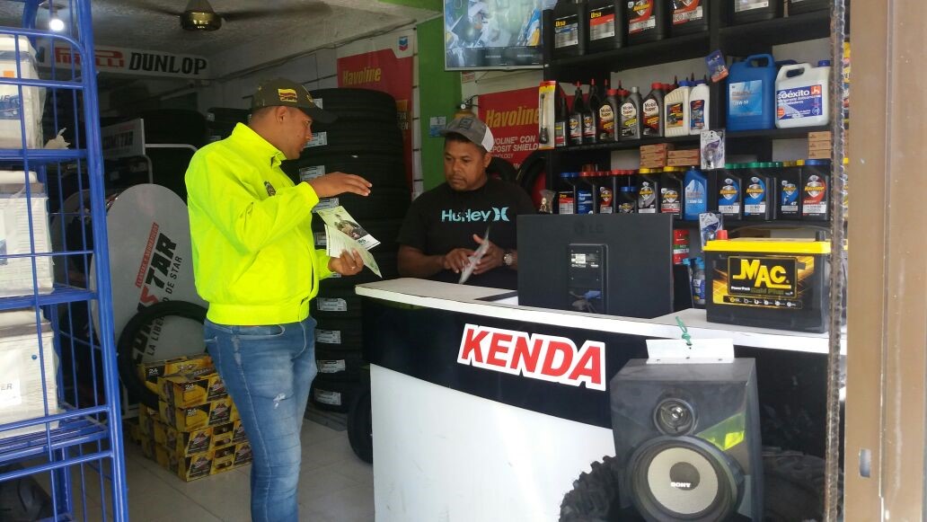 La Policía Nacional pone en marcha la estrategia institucional de convivencia y seguridad ciudadana Comandos Situacionales en el Departamento Archipiélago de san Andrés Islas