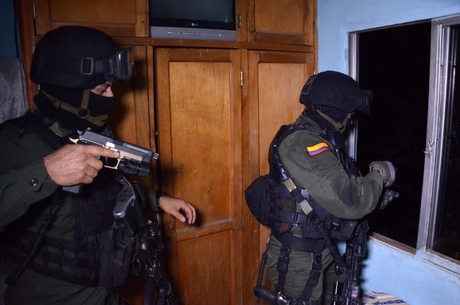 Operación contra la extorsión en el municipio de Itagüí