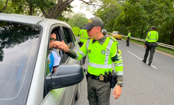 Policía Metropolitana de Montería fortalece controles viales durante el Plan Retorno del puente festivo