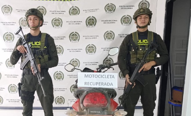 Imagen de uno de los 85 vehiculos recuperados durante el presente mes