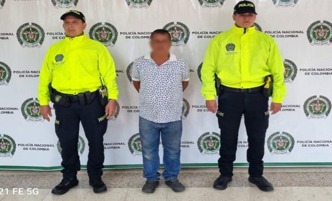 Boni capturado por el delito de actos sexuales abusivos con menor de 14 años.