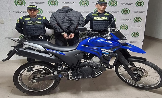 Sistema de monitoreo detect&oacute; en segundos una motocicleta robada en Manizales