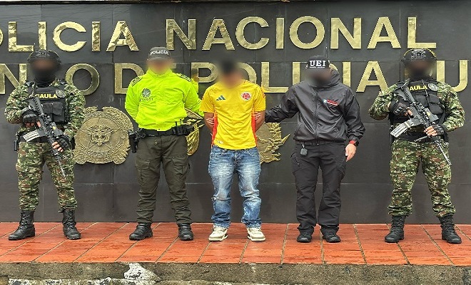 Policía, Ejército y CTI junto a alias RS sindicado de homicidio a líder político 
