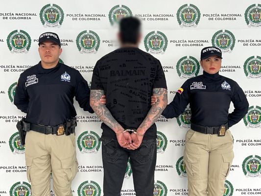 Dos polic&iacute;as de Interpol y un capturado