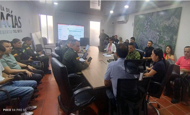 Reunión interinstitucional en Acacaías