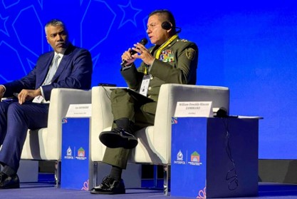 Director General de la Policía Nacional intervino como ponente en panel sobre la lucha global contra el narcotráfico