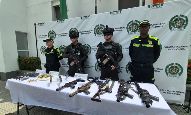 Incautado arsenal de guerra a estructura criminal con injerencia en el Urabá antioqueño