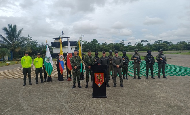 Comandante de la Policía en el Putumayo realiza rueda de prensa