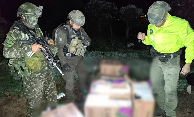 Las autoridades colombianas adelantan las verificaciones correspondientes tras el hallazgo de 397 kilogramos de cocaína en Nariño
