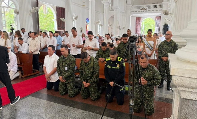 La jornada conmemorativa estuvo marcada por una solemne eucaristía y una ofrenda floral