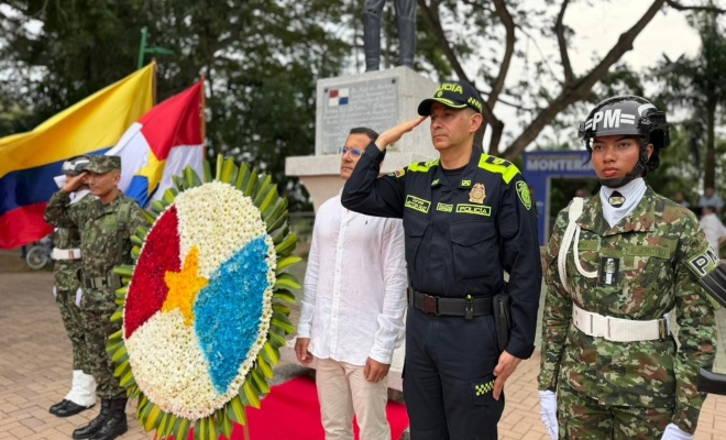 La Policía Nacional acompaña la conmemoración de los 249 años de Montería