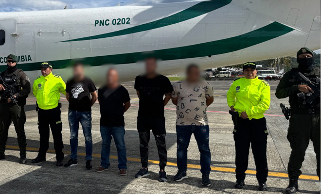 Capturados de operación Cavana