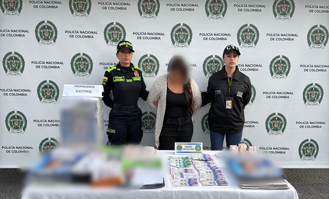 Dos polic&iacute;as, un capturado y elementos incautados