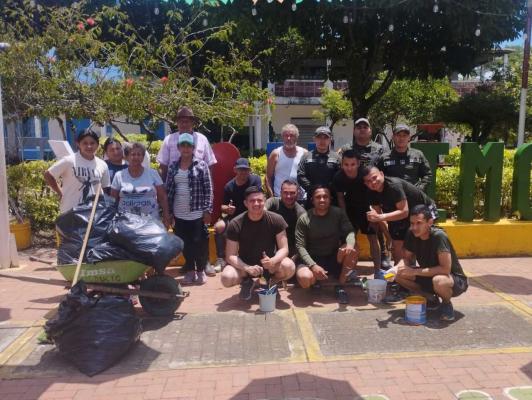 Jornada de embellecimiento en el corregimiento de El Limón