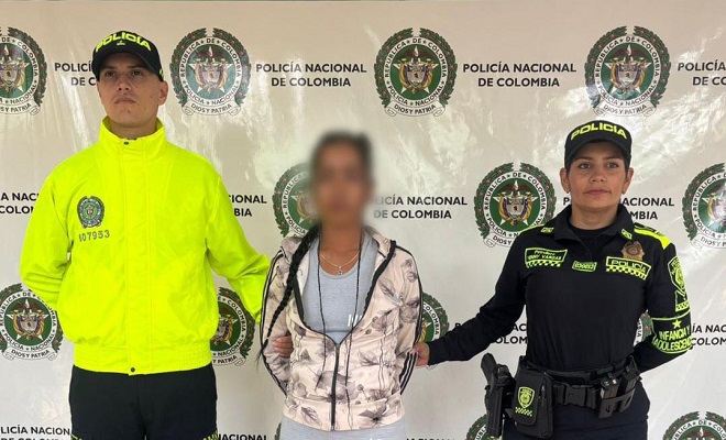 Policía Nacional captura a una mujer requerida por las autoridades