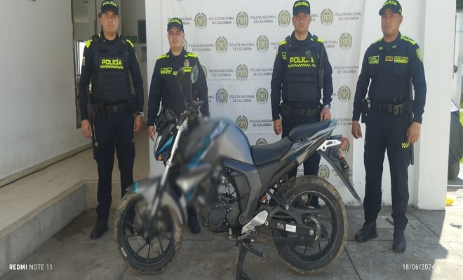 Policía Metropolitana de Neiva logra la recuperación de tres motocicletas 