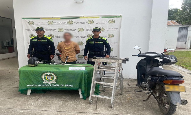 Policía Nacional logra recuperar elementos hurtados
