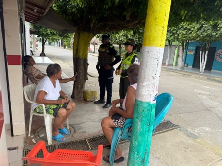Polic&iacute;a Comunitaria fortalece acciones preventivas contra la violencia de g&eacute;nero en San Pelayo