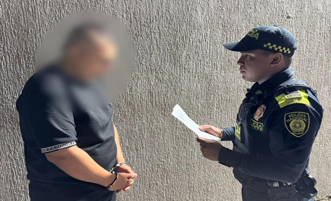 Policia capturo un hombre