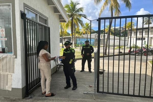 Registro a personas garantizando la seguridad de sufragantes