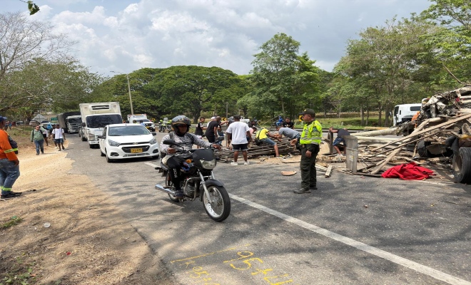 Uniformados de la Seccional de Tránsito y Transporte 