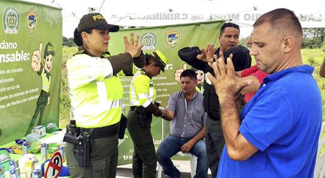 La Policía Nacional-garantizó-el puente festivo-del-“día de la raza”-en el Meta