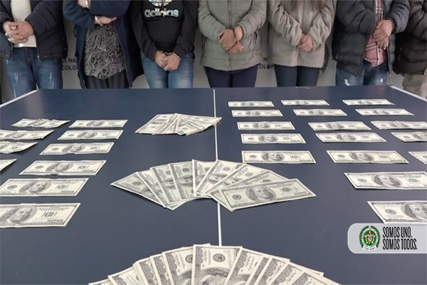 Somos uno, Somos todos contra la falsificación de dinero