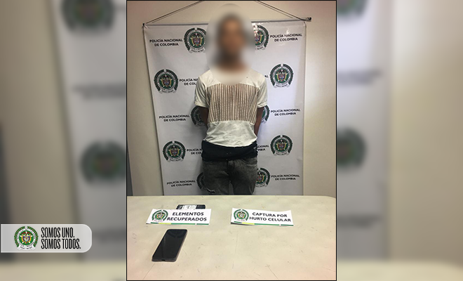 captura por hurto en el metro